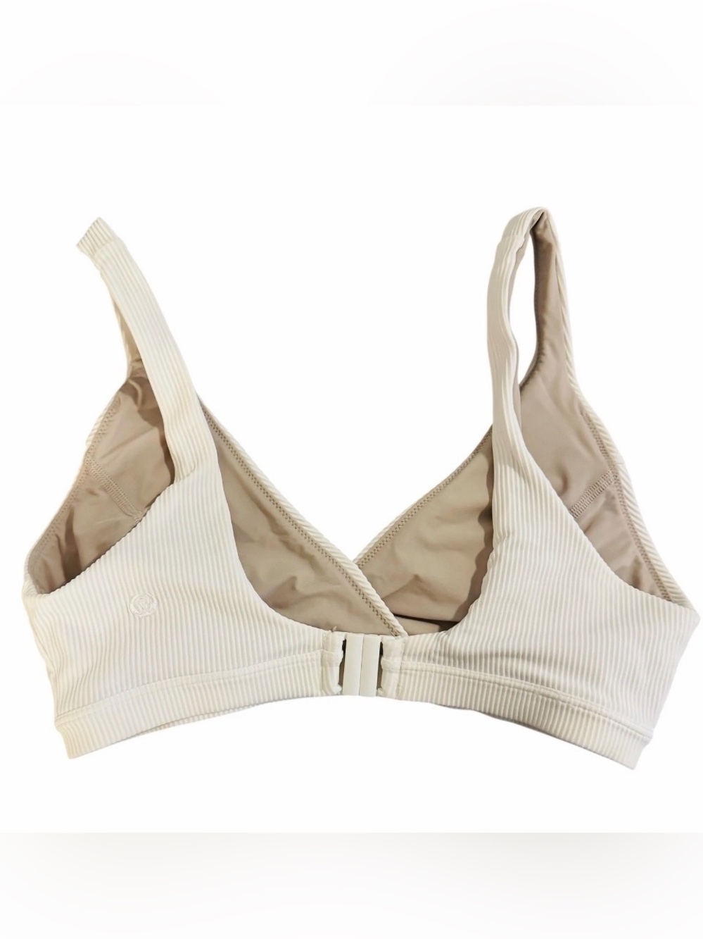 Lululemon Clear Waters Bikini Top in White Size 10 - Picture 7 of 7